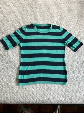 Silk/Cashmere Banana Republic Striped Top